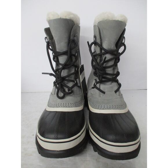 USED SOREL Women's Caribou Cold Weather Boots ,Shale/Stone-Size 9 - Picture 3 of 9